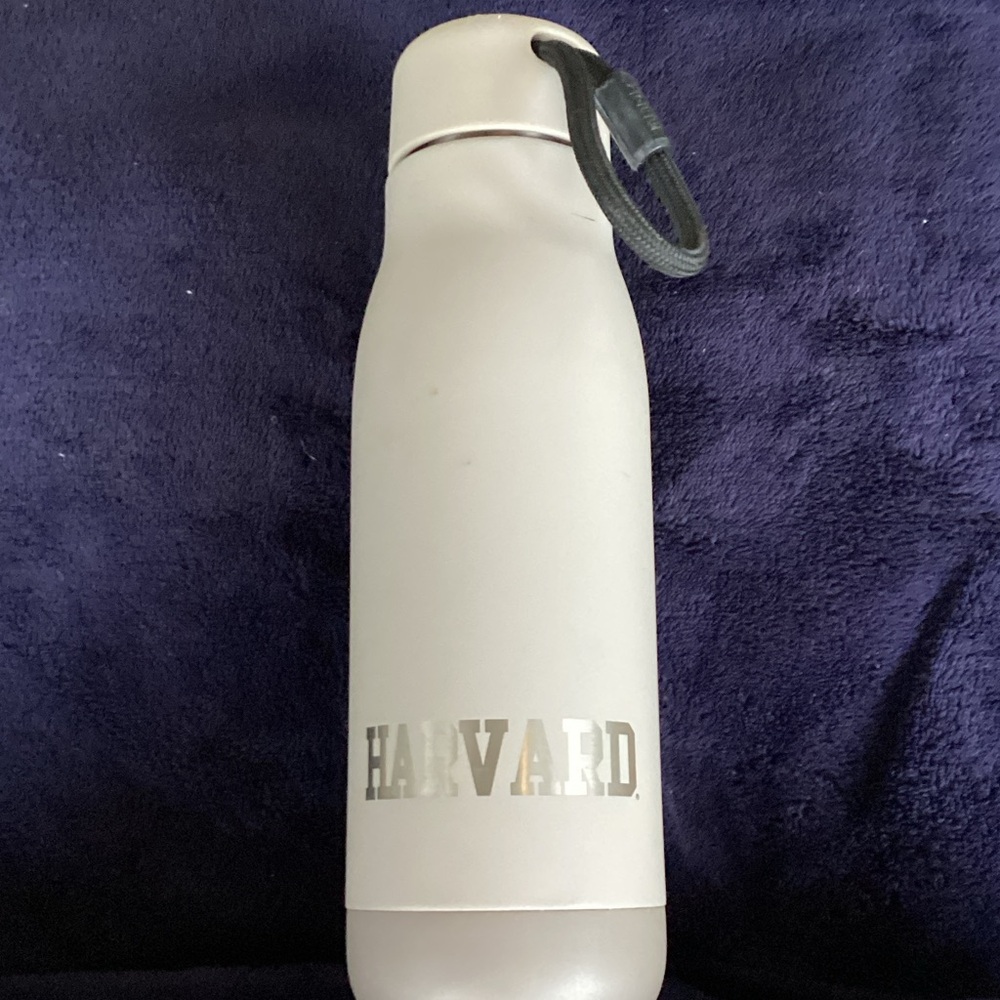 Harvard Silver Insulated Water Bottle